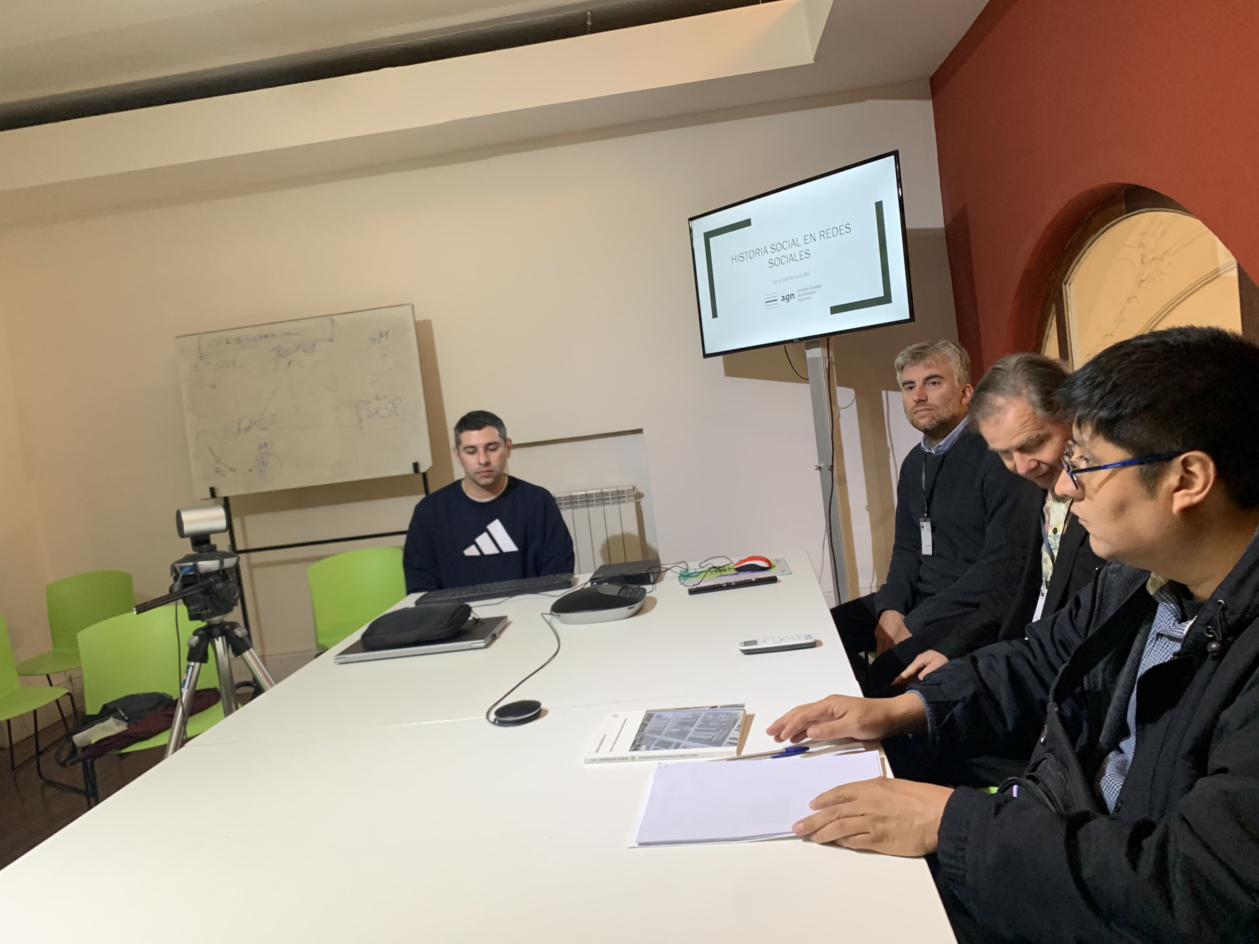 Workshop over sociale media met Nationaal Archief van Argentinië